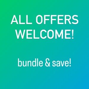 All offers are welcome!